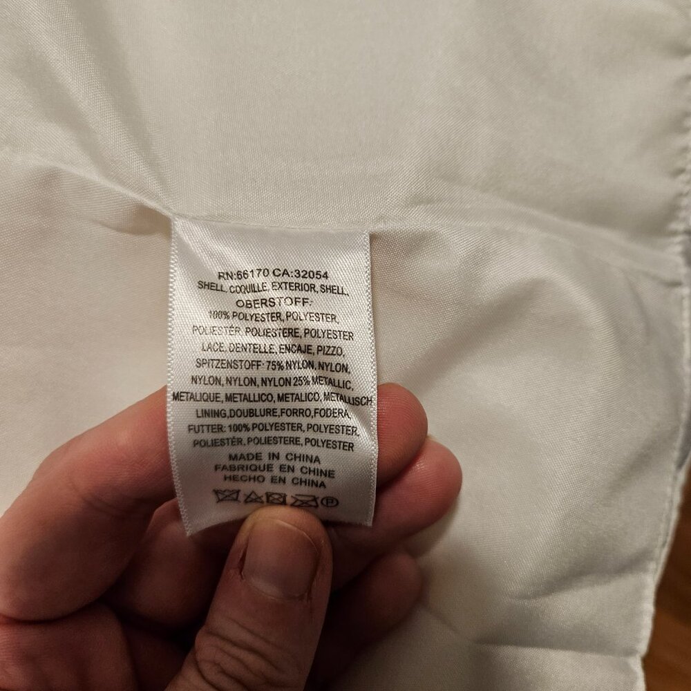 BHLDN by Anthropologie Jenny Yoo Evangeline Wedding Gown - size 8 - Picture 11 of 13